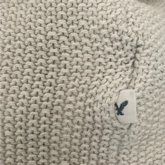 American Eagle Outfitters Open Knit Cardigan in Cream Size S - Picture 6 of 9